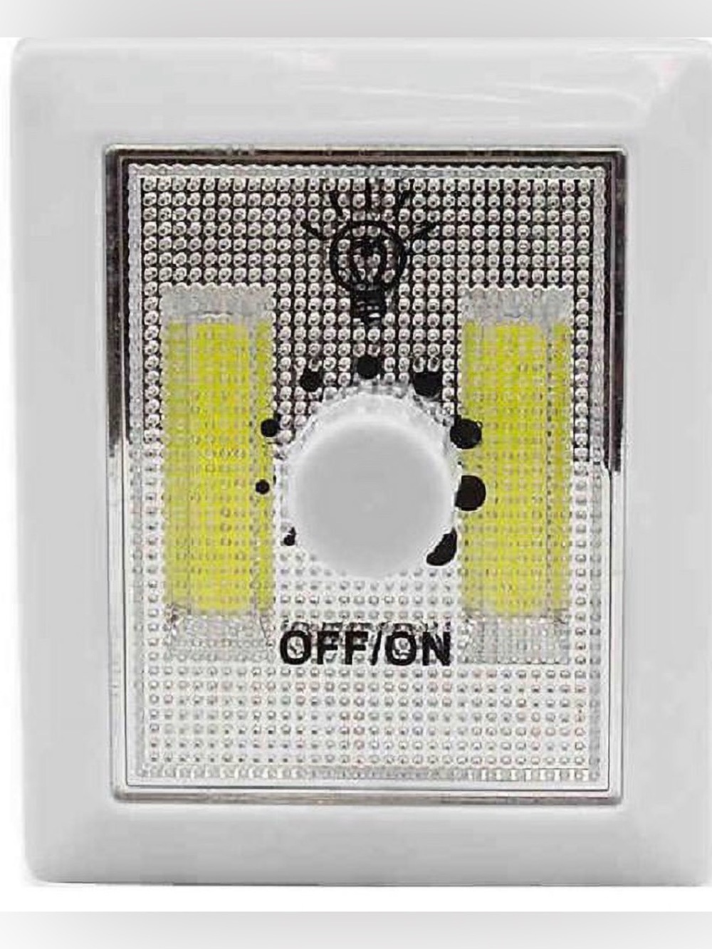 Portable Cordless White LED Night Light with On/Off Button
